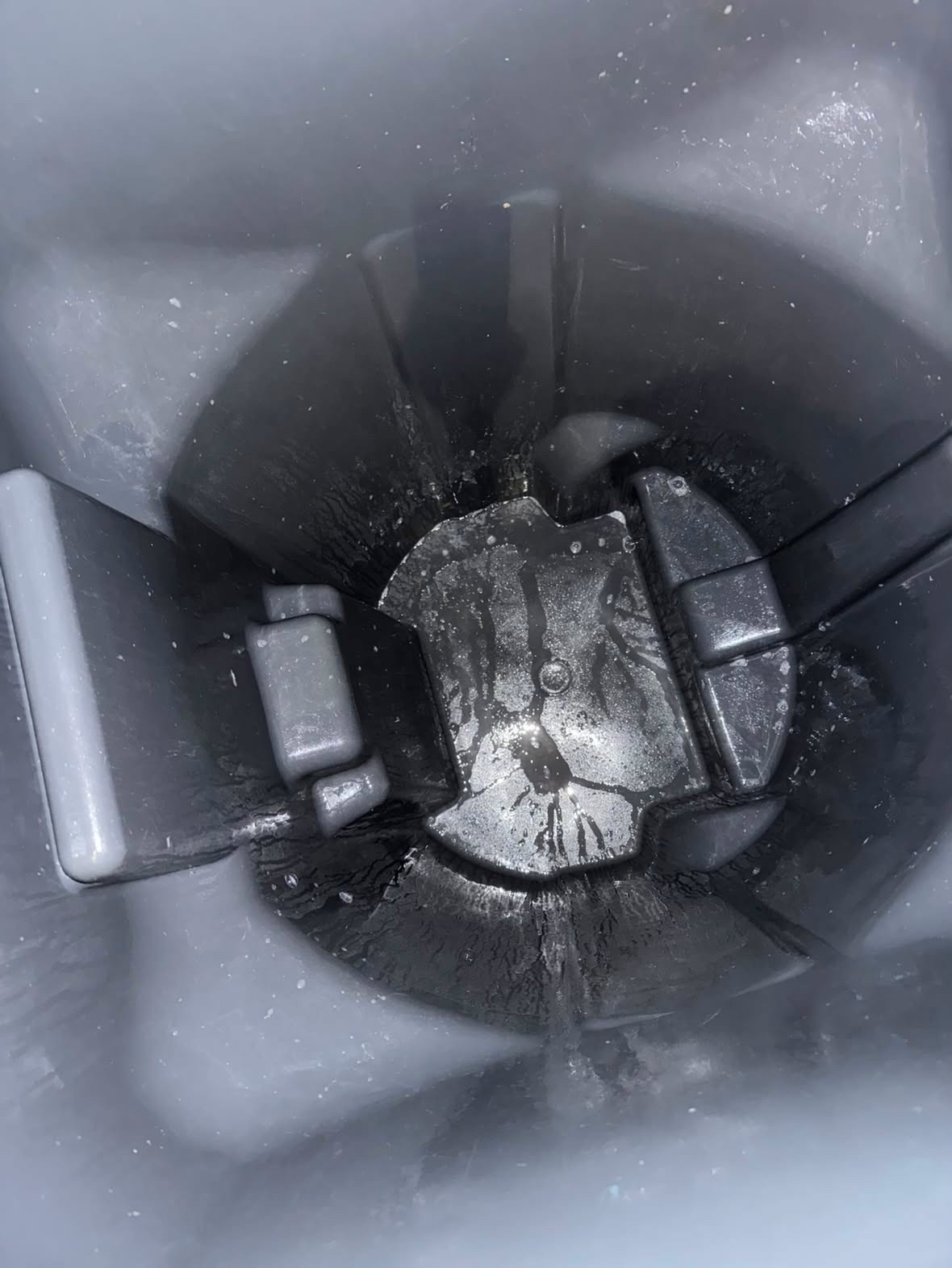 Bin after cleaning